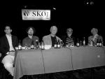 Diskusn veer SKOI - Socilna politika ttu (Michal Novota, Peter Gonda, Frantiek ebej, Pavel Hanut a Bill Baker)